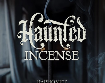 haunted incense sticks | black currant musky wormwood scent | gothic ritual spooky halloween witchy fragrance
