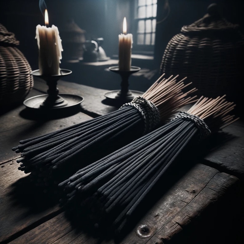 krampusnacht ritual incense / premium incense sticks / krampus winter horror movie / strange & macabre / horror gifts / gothic scent image 5