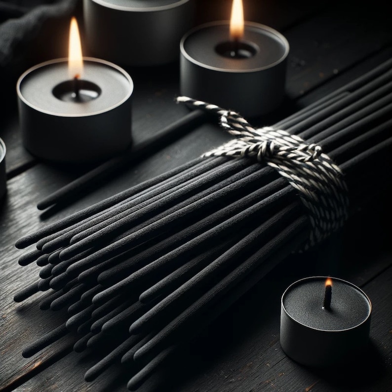 krampusnacht ritual incense / premium incense sticks / krampus winter horror movie / strange & macabre / horror gifts / gothic scent image 3
