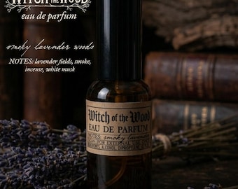 Witch of the Wood eau de parfum | smoky lavender woods | 30ml or 5ml mini | vegan gothic fragrance