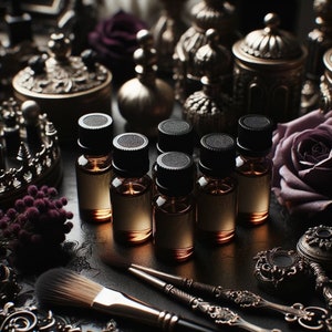 SAMPLER ritual perfume premium sampler set - mystery box / horror & macabre / gothic goth spooky halloween witch witchy / cologne