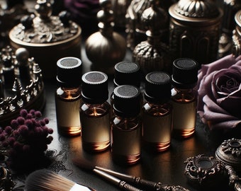 SAMPLER ritual perfume premium sampler set - mystery box / horror & macabre / gothic goth spooky halloween witch witchy / cologne