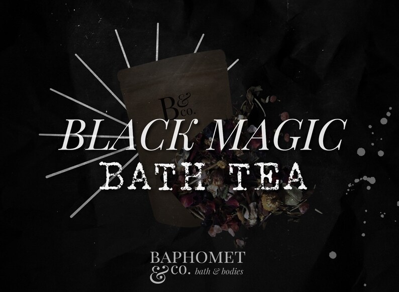 black magic ritual bath herbal bath tea soak / horror & macabre / gothic goth spooky halloween witch witchy scary eerie strange / image 2