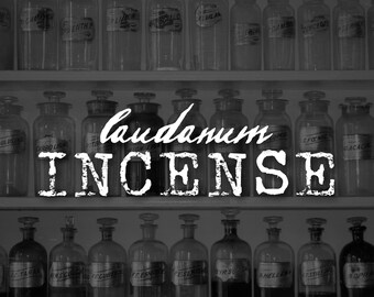 laudanum - ritual incense / premium incense sticks /  gothic goth spooky halloween witch witchy scary eerie strange /