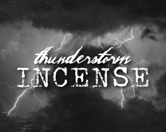 thunderstorm - ritual incense / premium incense sticks