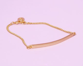 Bar Bracelet Gold, Lilac or Pink