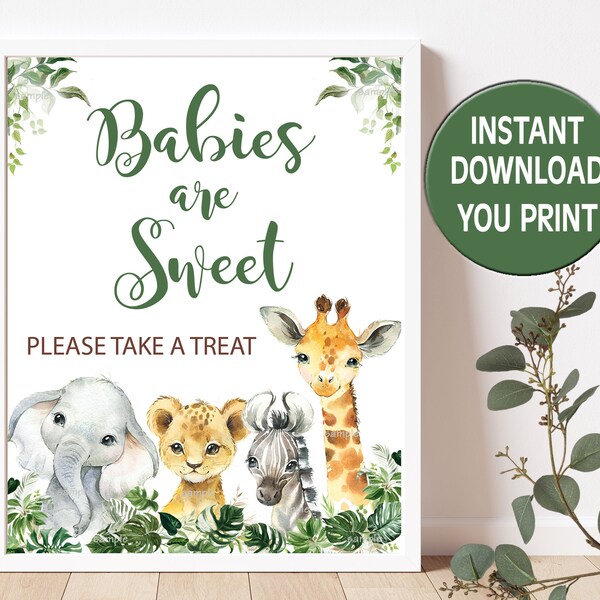 Baby Shower Greenery Sweet Treat Sign Etsy France baby-shower-greenery-sweet-treat-sign-etsy-france