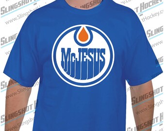 McJesus Hockey T-Shirt Funny Hockey Shirt