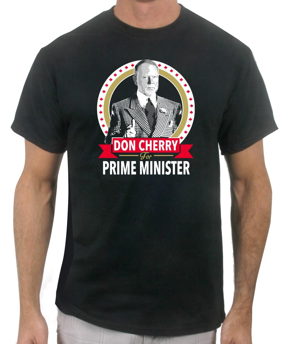 T-shirt Don Cherry Premier Minister LNH Hockey - Taille XXL - Marque Gildan - Neuf Sans étiquette