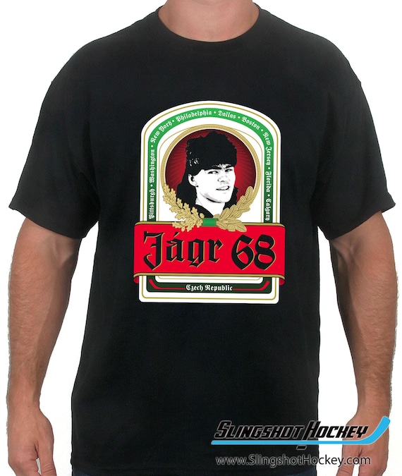 Jágr 68 Hockey T-Shirt Funny Hockey Shirt Jaromír Jágr Hockey Tee