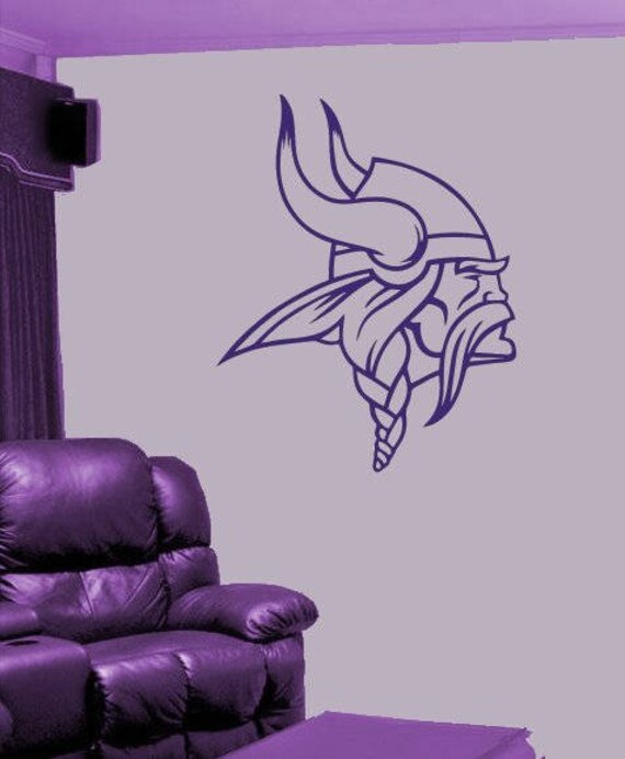 Minnesota VIKINGS 1 Vinyl DECAL Car Truck Window Wall Office Etsy