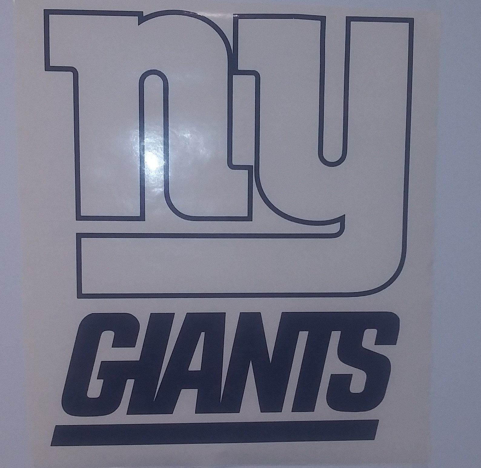 CLEARANCE New York Giants Blue 18 Vinyl Decal Car Etsy