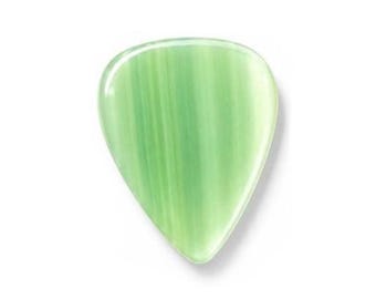 Glazen gitaarplectrum - Key Lime