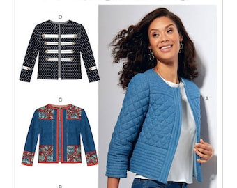 By McCall's M7549 jacket sewing pattern