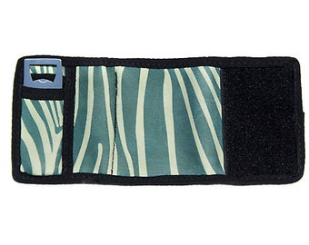 Neoprene Wallet & Can Cooler - Zebra