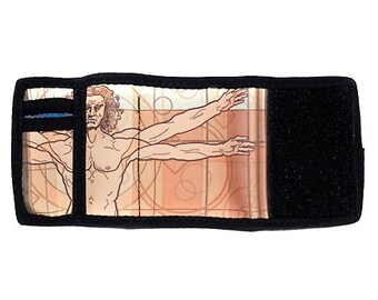 Neoprene Wallet & Can Cooler - Leonardo da Vinci