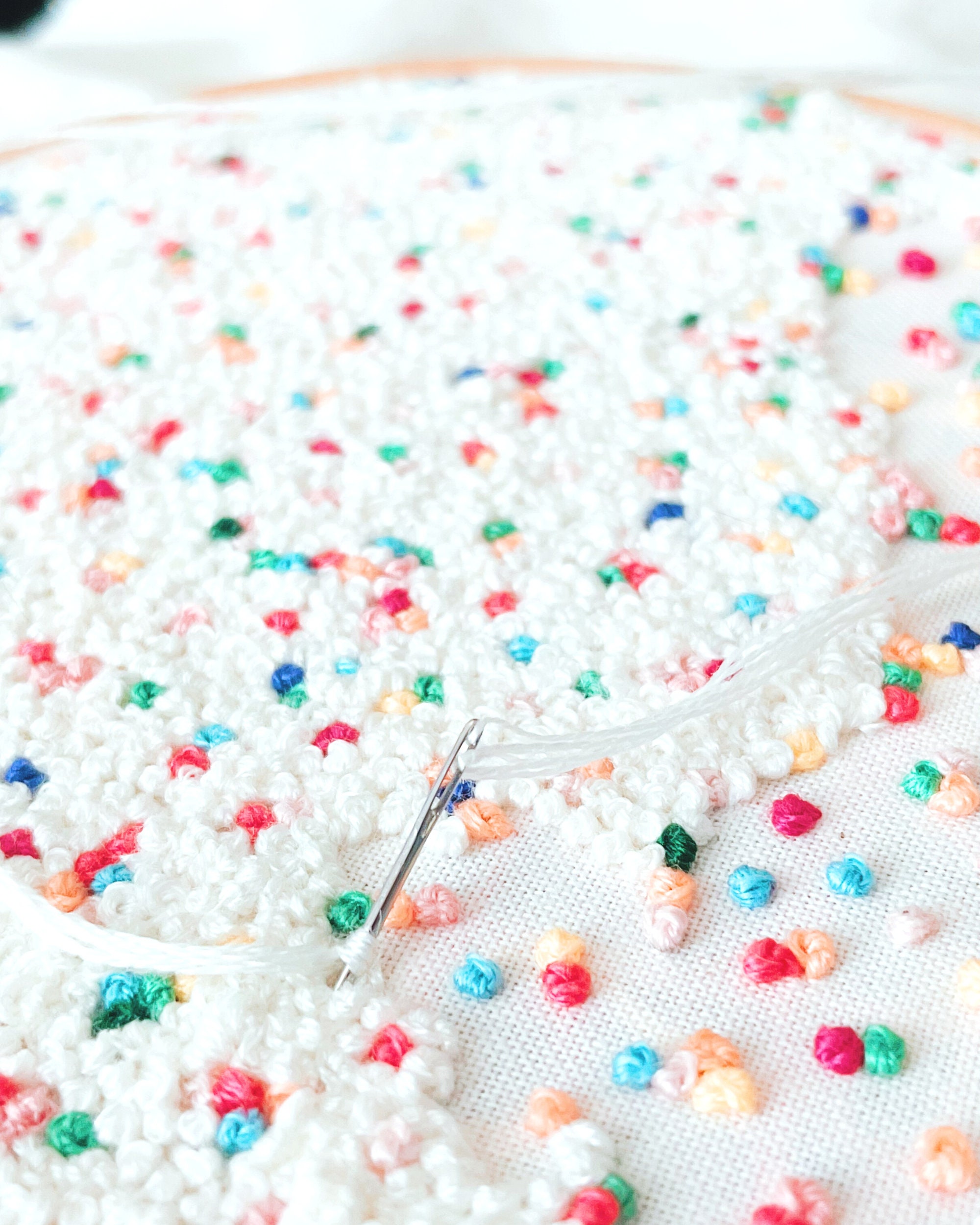 Sprinkling Pattern Sprinkle Embroidery Pattern Download, Printable Hand Embroidery Pattern ...