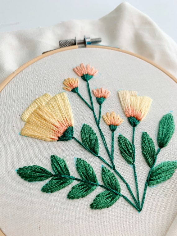 Embroidery for Beginners: 9 Ideas with Buttons 