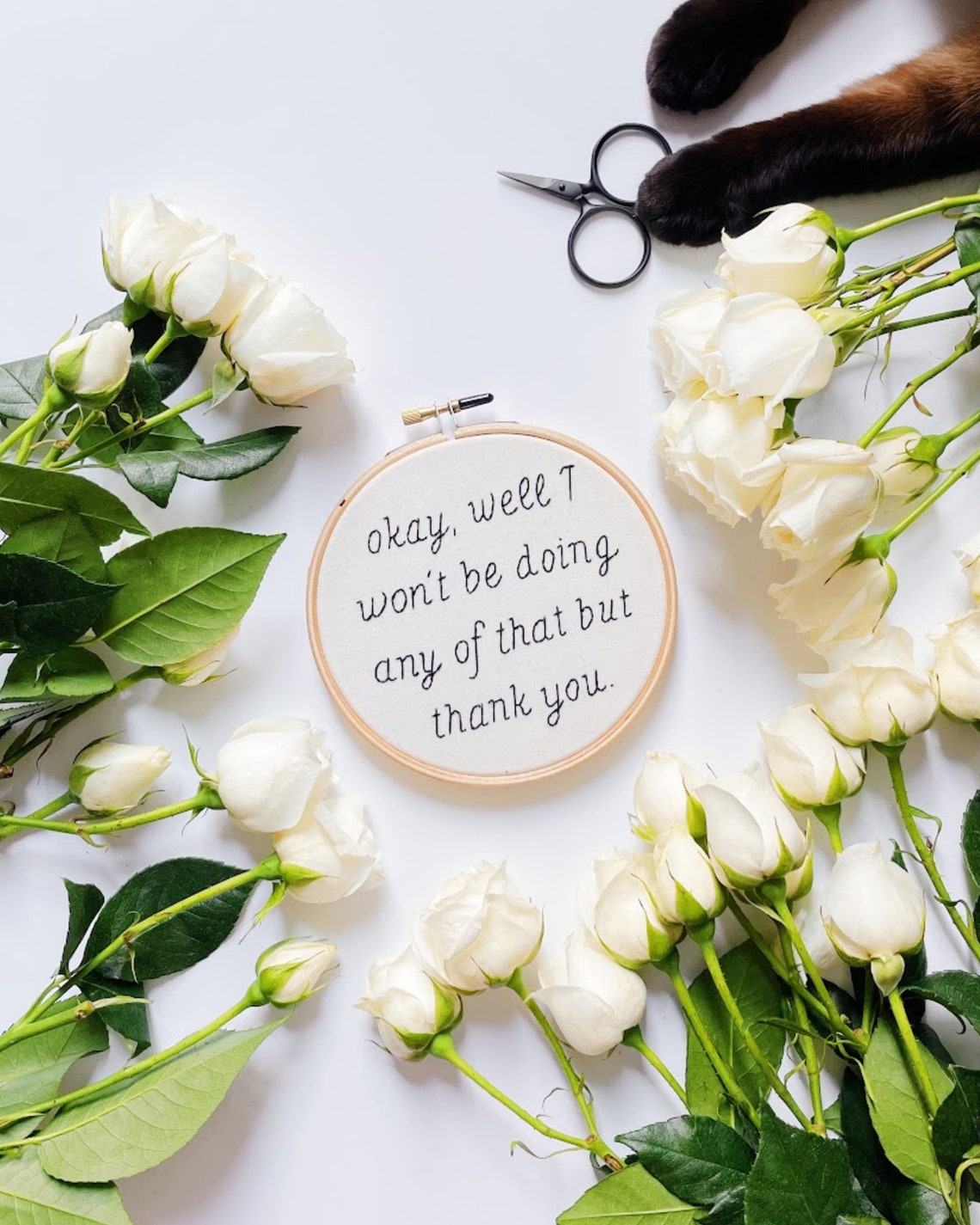 MADE TO ORDER Finished Lettering Embroidery - Etsy