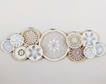 Custom Order - Medium Doily Basket Wall - PM artist to order