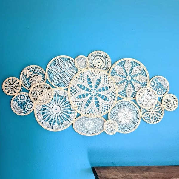 Doily Wall Art Etsy