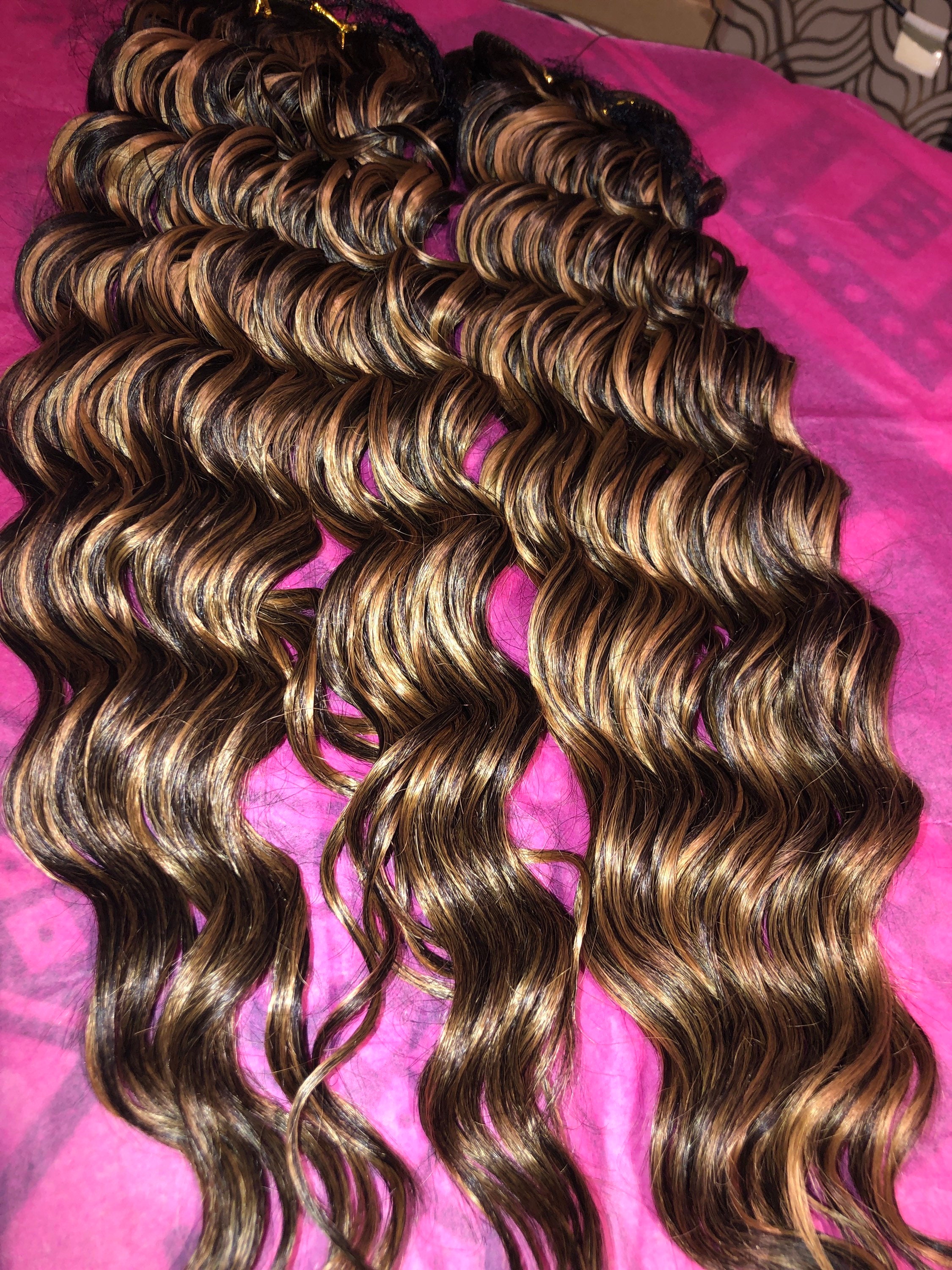 16 Hair extensions Dazzle Weave colour 4/27 x2 packs hair Etsy