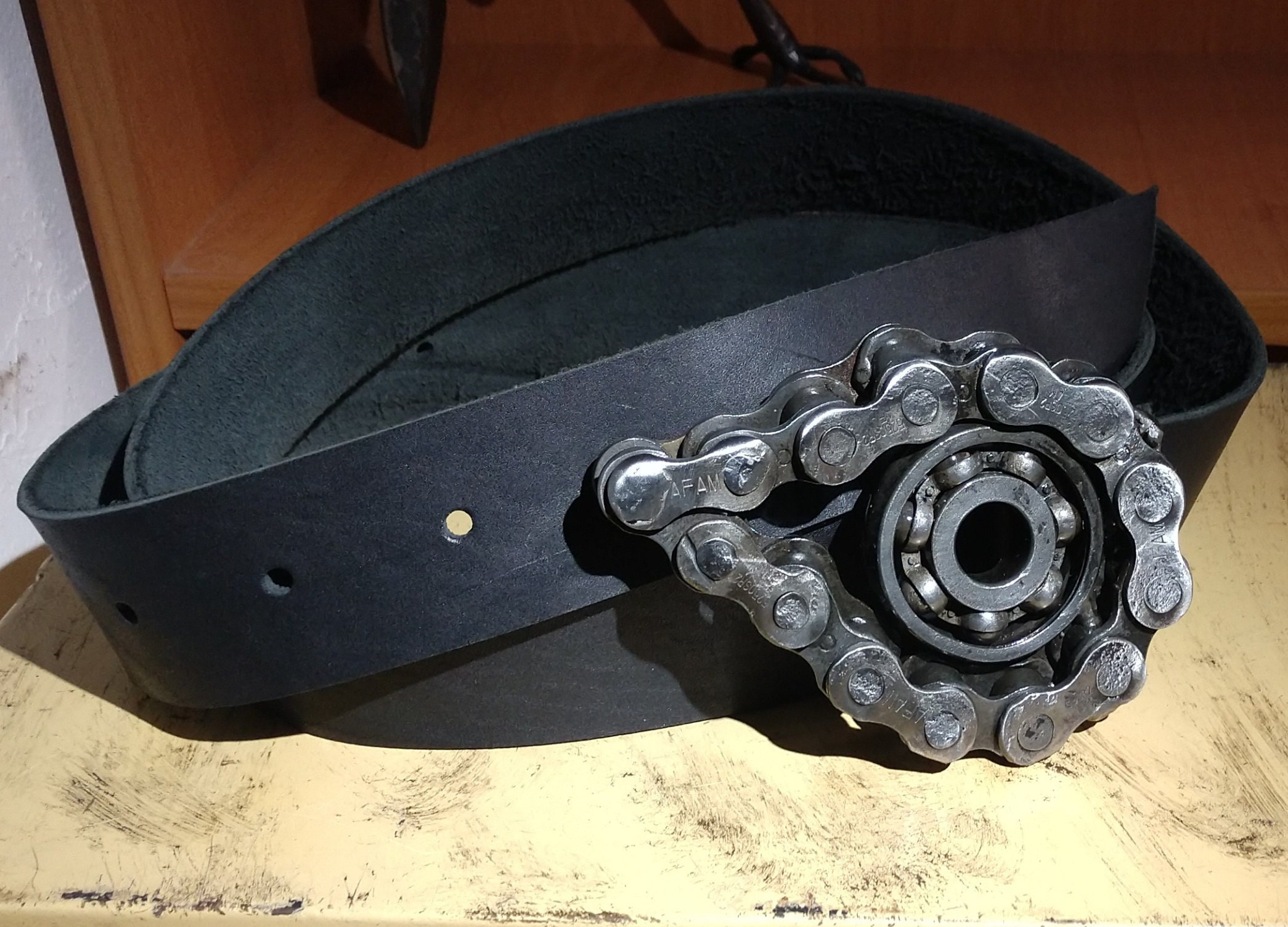 Biker Chain Belt Etsy