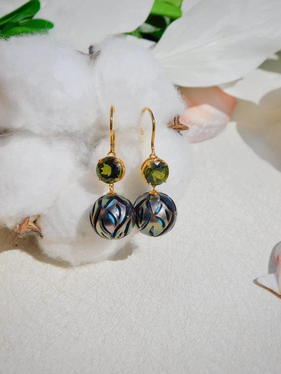 Clous d’oreilles plaquées or jaune sertis perle | Kaufen auf Ricardo