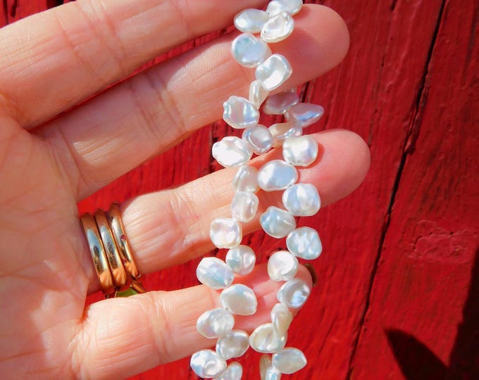 Ultimate Luster Petal Pearl Necklace | AAA+ | Choker Necklace | 16.5 Inches | Baroque Pearl | Freshwater Pearls | Stacking | Layering