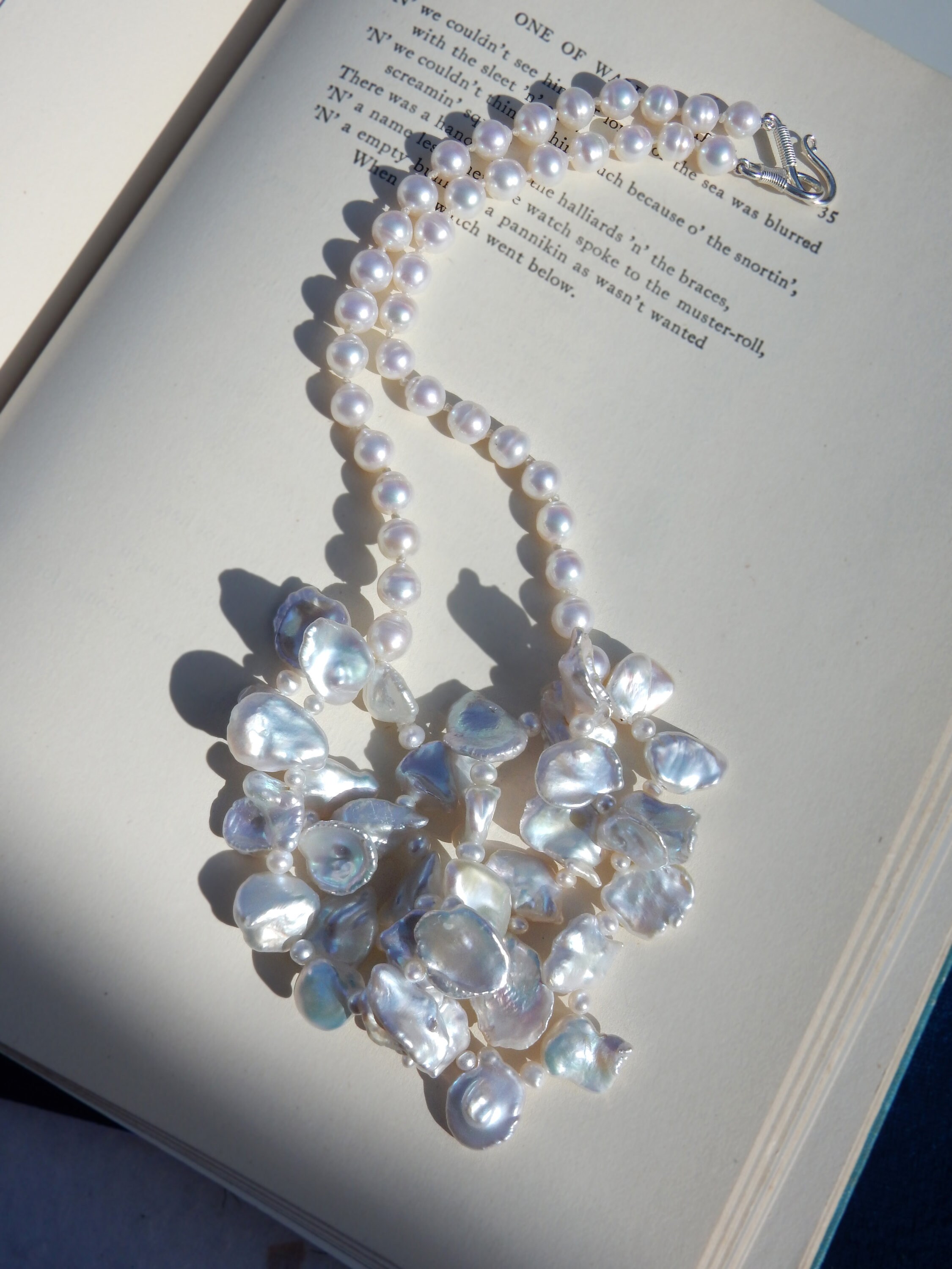 Keshi pearl necklace - Etsy 日本
