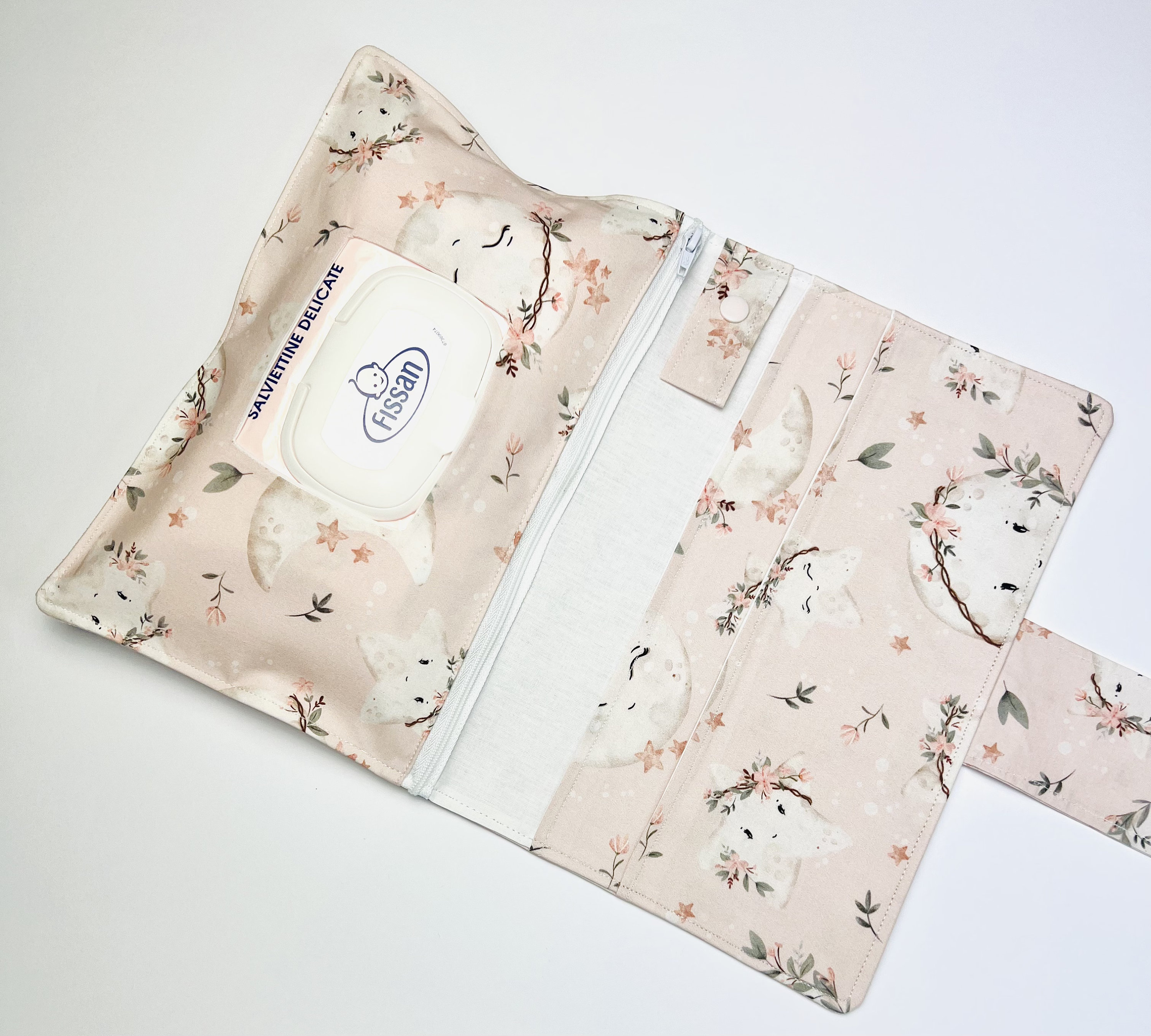 Borsa Impermeabile Per Pannolini - Doppia Tasca, Lavabile (Rosa) - Foto 5