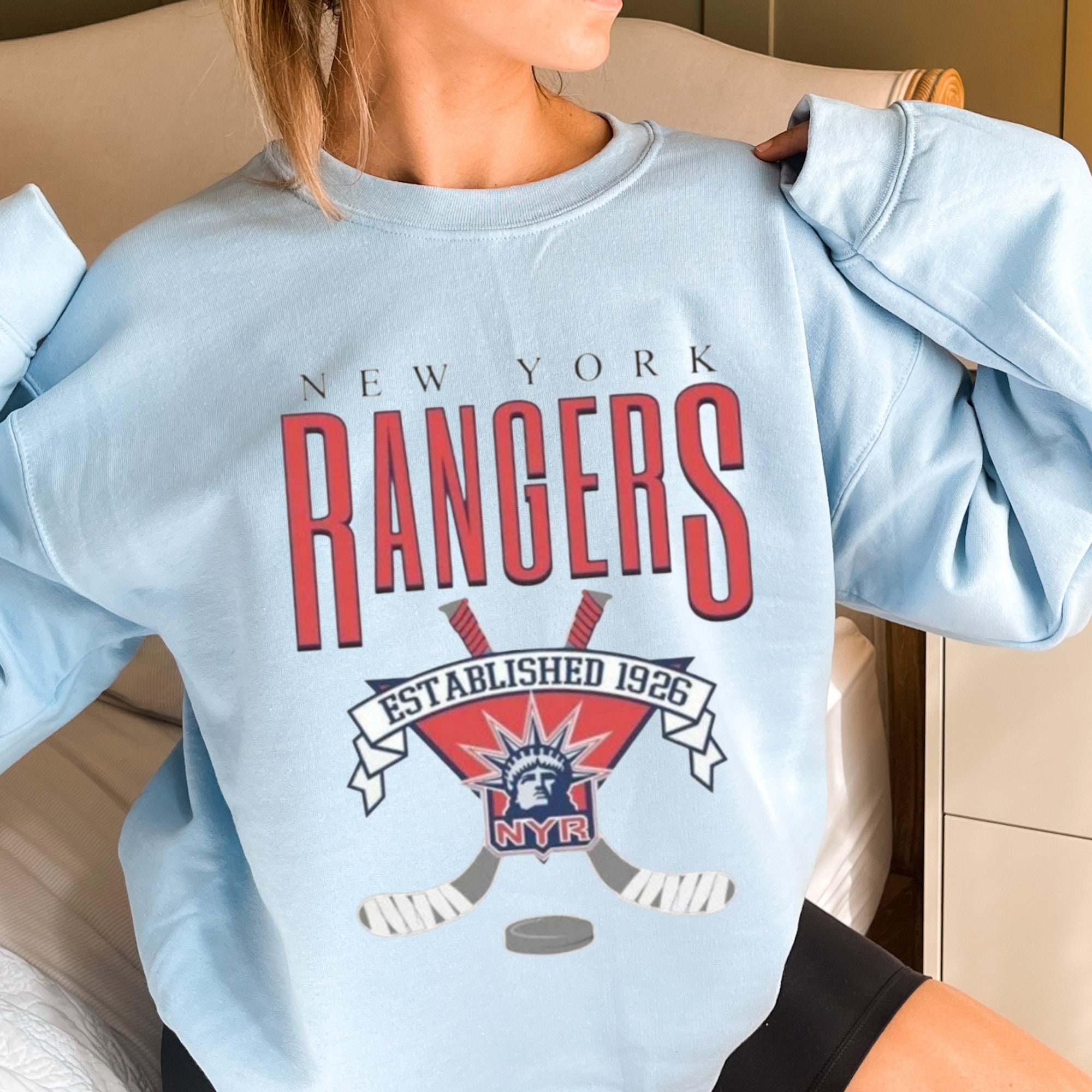 Custom New York Rangers Hoodie 3D Logo NY Rangers Gift Ideas