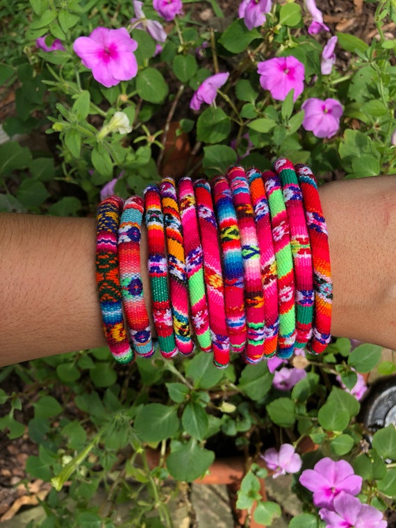peruvian woven bracelets