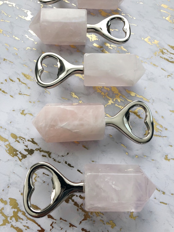Clear Quartz Cutlery- Crystal Collection Feng Shui Crystal Quartz Bottle Opener RK145B15