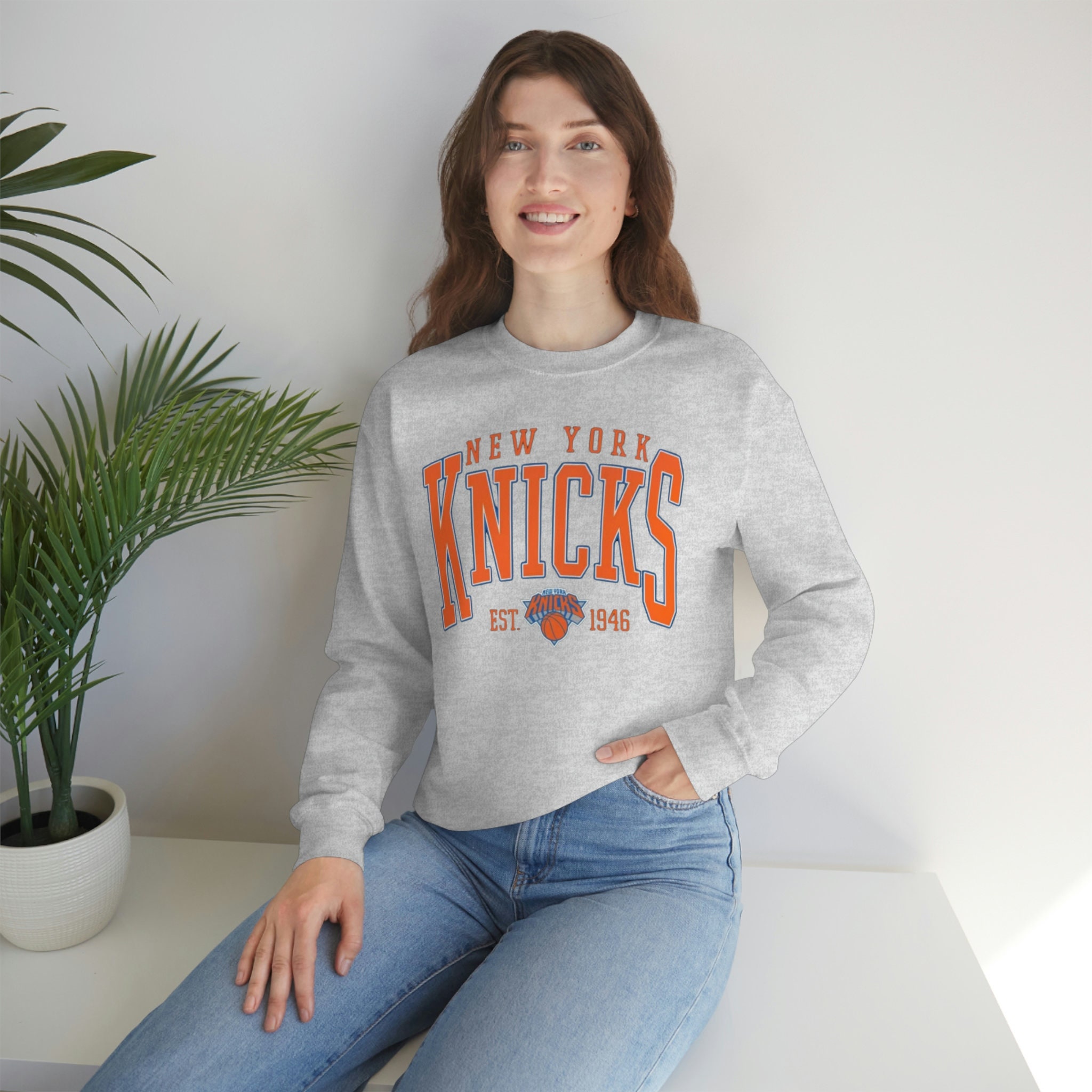 N€W York Knicks Varsity Crewneck Sweatshirt, Vintage Knicks Shirt, Knicks  Basketball Sweater, Unisex Knicks Gift, Retro NY Knicks Pullover sold by  Tring Tee, SKU 163447