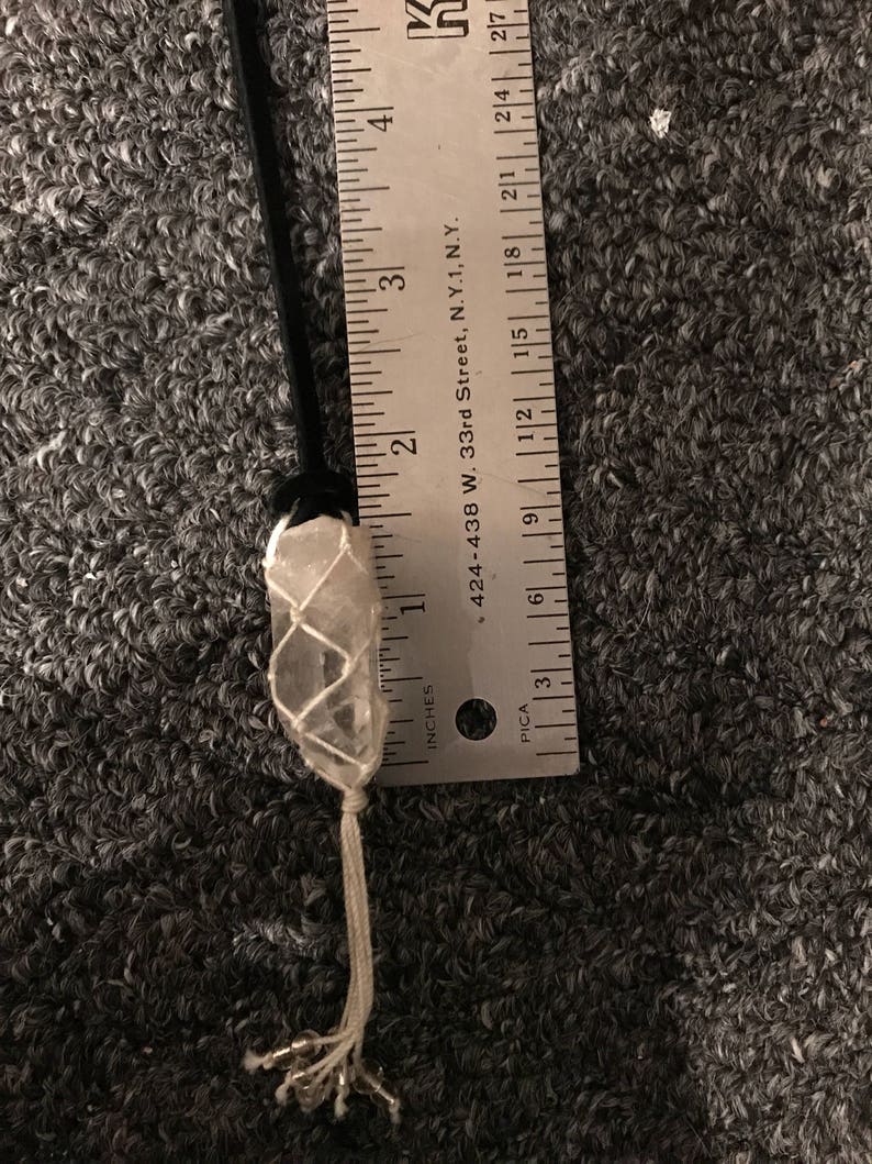 Bohemian Jewelry Raw Quartz Point Macrame Necklace Raw Stone Pendant Boho Necklace Healing Crystal Jewelry Gifts For Her
