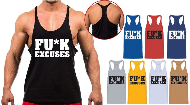 Gradient Speckled Yellow Black Stringer Vest Bodybuilding Train Gym Fitness Men