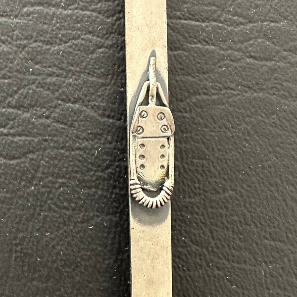 Vintage Beau Sterling Silver Snow Ski Pin