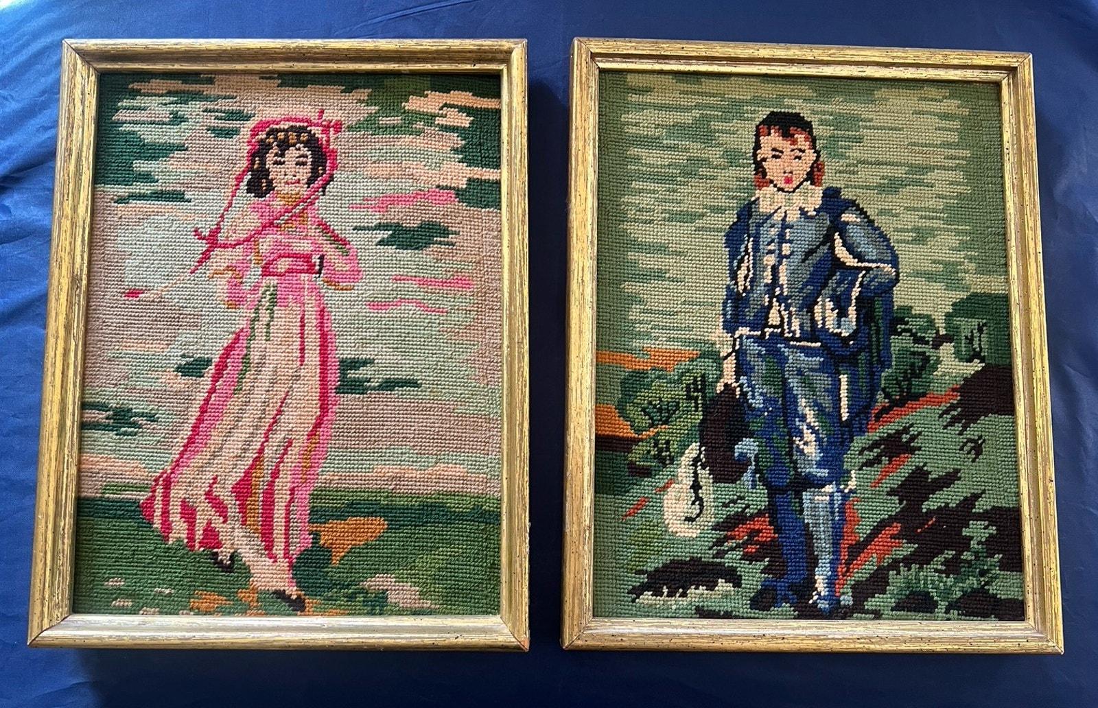 ニードルポイントアート - ビンテージ - Etsy 日本