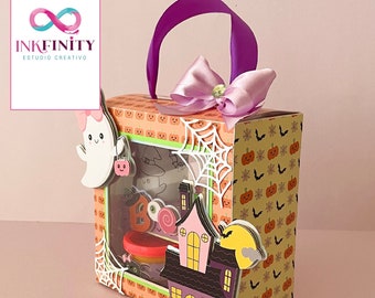 Caixa de atividades de arquivo cortado - Modelo de caixa de atividades em branco para personalizar DXF e SVG - Para Play Doh, doces, lápis e carimbos