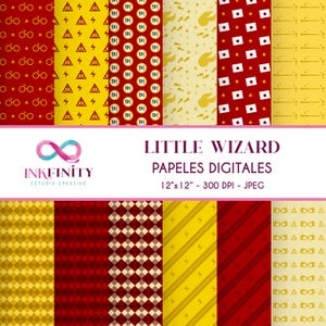 Papeles Digitales Pequeño Mago - Pastel Colors Little Wizard