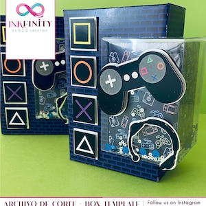 Clear Side Box Cutting File - Archivo de corte caja transparente lateral - DXF and SVG for Cameo and Cricut