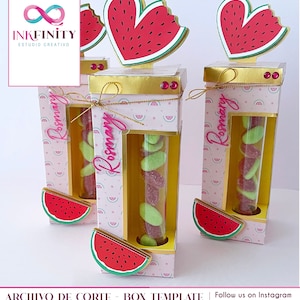 Tube Box with lid Cutting File - DXF and SVG for Cameo and Cricut