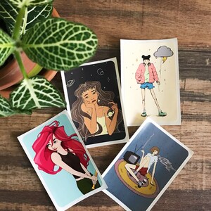 Verloren meisje sticker Pack