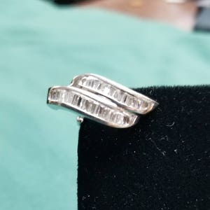 14kt Diamond stud earrings image 2