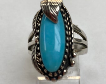 Sterling Silver and Turquoise Ring