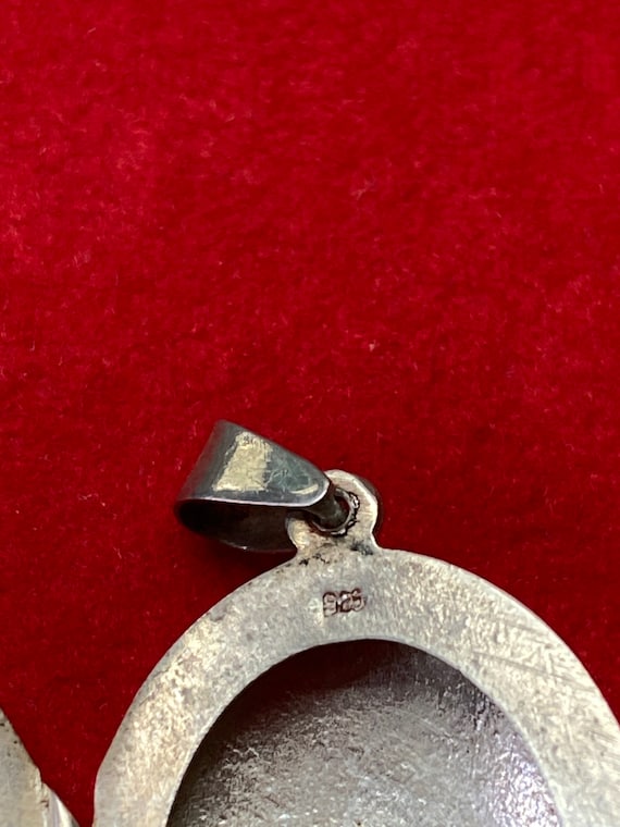 Vintage Sterling Silver Locket - image 4