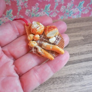Loaves of Bread on a Bread Board ~ Dollhouse Miniature
