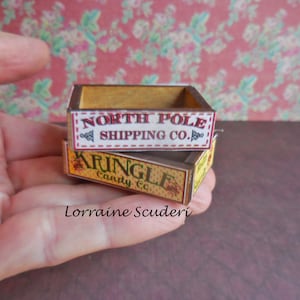 Christmas Flats ~ North Pole, Kringles ~ Dollhouse Miniatures