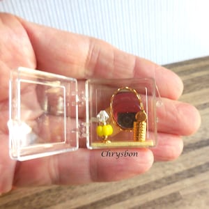 Chrysnbon 3 Piece Perfume Tray ~ Dollhouse Miniatures